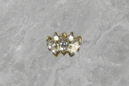 Elise with double point 18k gold - Shanga