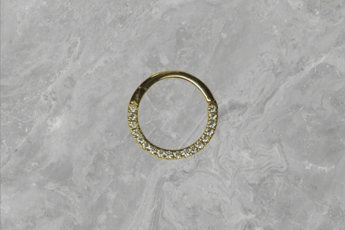Diamond ring 18k gold - Culet