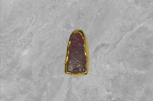 Ruby top 14k gold - Naga Body Jewelry
