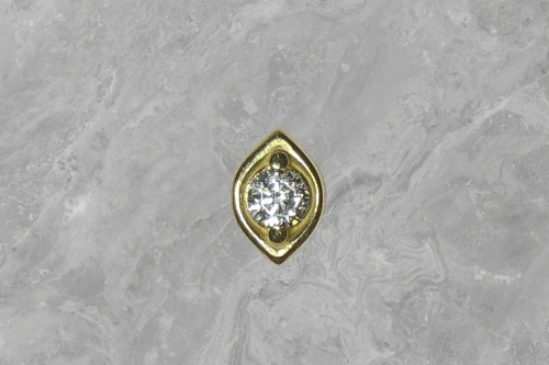Oval Clear 18k gold - Little Gem