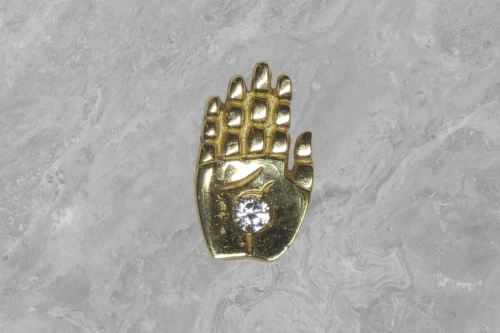 The Minder 14k gold CZ gem - Junipurr