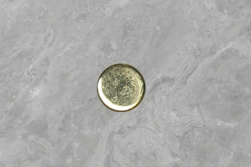 Flat Disk Top 18k gold - Little Gem